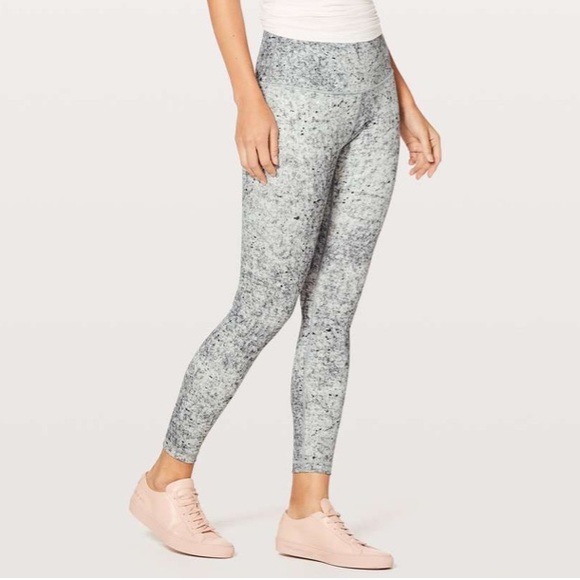 lululemon athletica Pants - Lululemon Wunder Under Antiqued Alpine White Multi